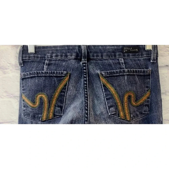 Citizens of Humanity Jeans Wimbledon #175 Women's 27 Medium Wash Faye Wide Leg - Picture 4 of 9